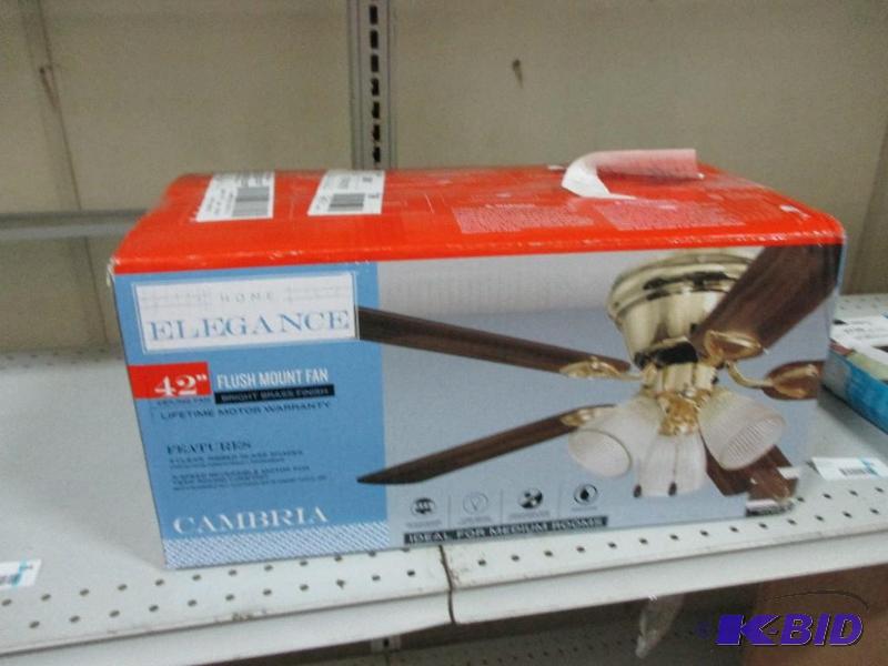 ceiling fan, sounds like broken glass...