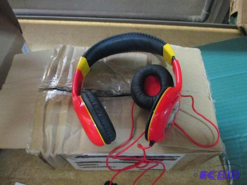 Mickey Mouse headphones...