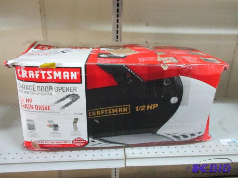 Craftsman 12 HP garage door opener, looks co...
