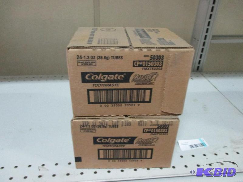 2 Boxes of toothpaste, exp 1114...