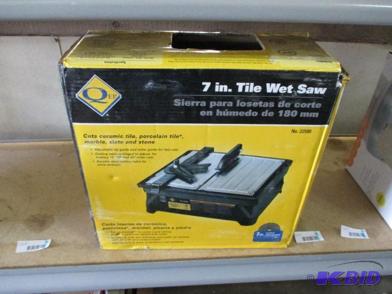 7 in tile saw...