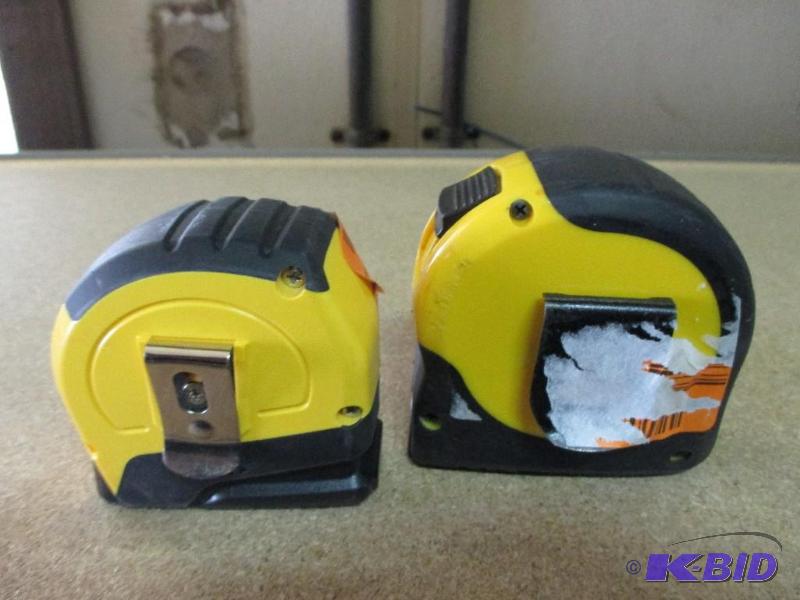 2 tape measures...