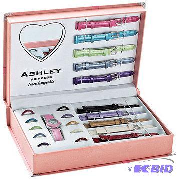 (2) New Girls Ashley Interchangeable Watch Se...