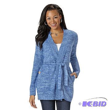 New Lea Apparel Misses Sweater Coat - Size L...