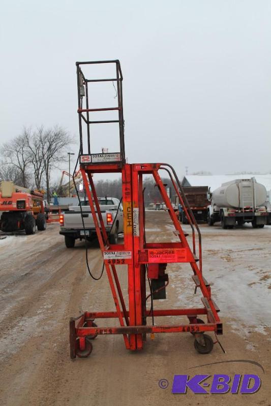 lot 8 image: Electric Hi Jacker Telescoping Work Platform ...