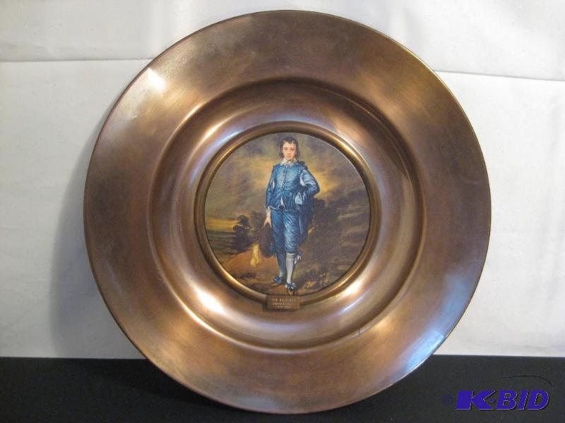 lot 59 image: Copper Trafford Plaque Little Boy Blue Series...