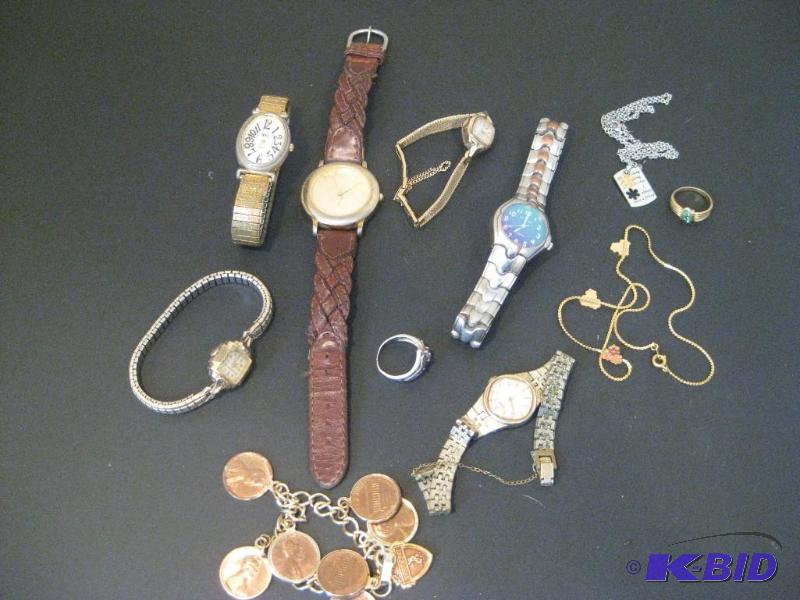 lot 9 image: Assorted Womens Jewelry and Watches. Watches...