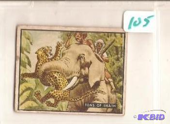 1950 Trading Card Bring Em Back Alive