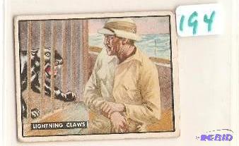 1950 Trading Card Bring Em Back Alive