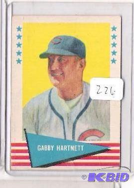 1961 Fleer Greats of the Game Trading Card