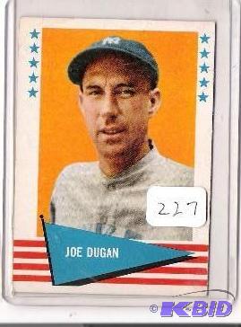 1961 Fleer Greats of the Game Trading Card