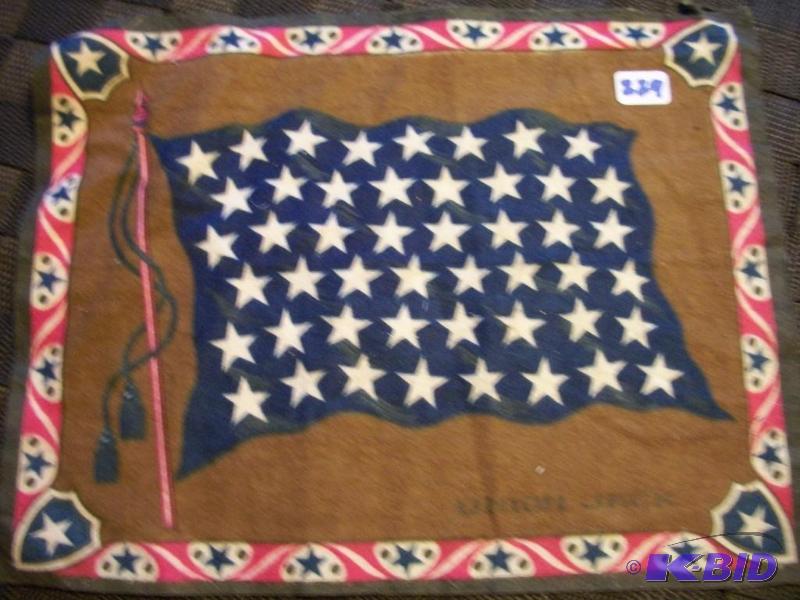 Early 1900s Tobacco Blanket