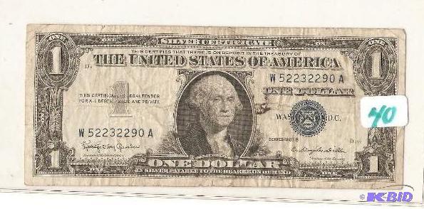 1957 Series B Silver Certificate