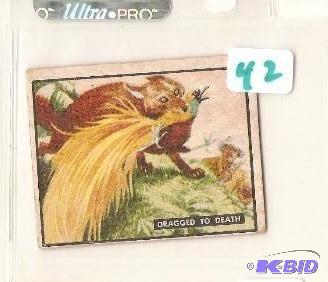 1950 Trading Card Bring Em Back Alive