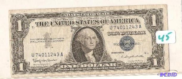 1957 B Silver Certificate