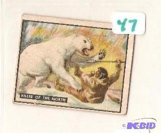 1950 Trading Card Bring Em Back Alive