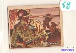 1950 Freedoms War Trading Card