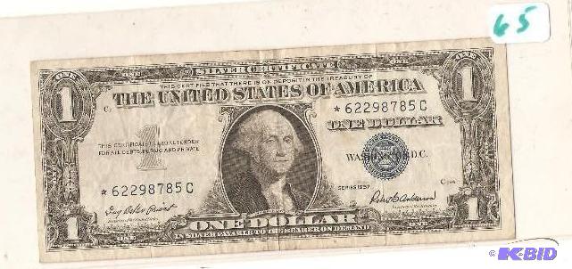 1957 Silver Certificate STAR NOTE