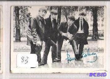 1964 Beatles Trading Card
