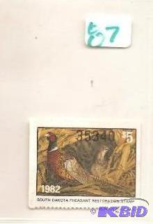 1982 South Dakota Pheasant Stamp
