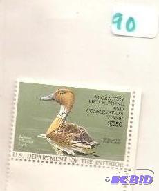 Migratory Waterfowl Stamp 1986 Never used