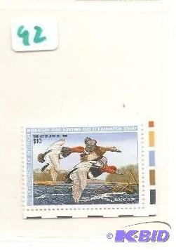 Migratory Waterfowl Stamp 1987 Never Used