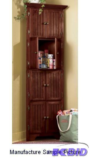 lot 121 image: 8 Door Corner Cabinet Walnut Exclusive - This...