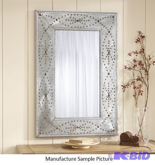 lot 136 image: Gilbert Galvanized Mirror - May be hung verti...