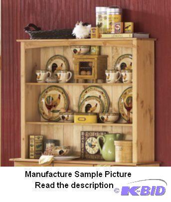 lot 167 image: Pine Hutch - Hutch has two fixed shelves - 43...