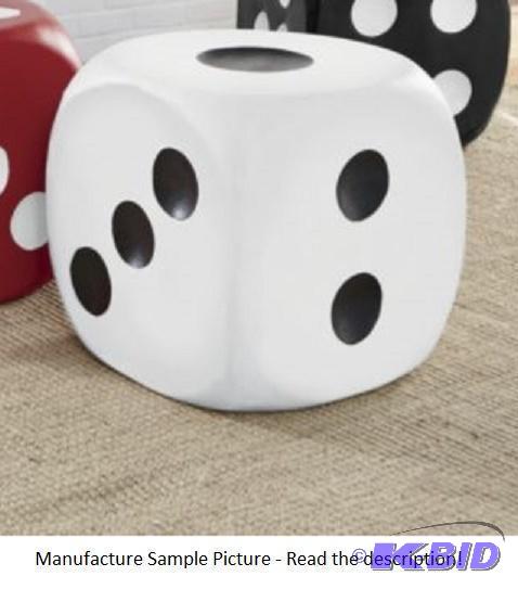 lot 171 image: High Roller Table - White - Perfect for a den...