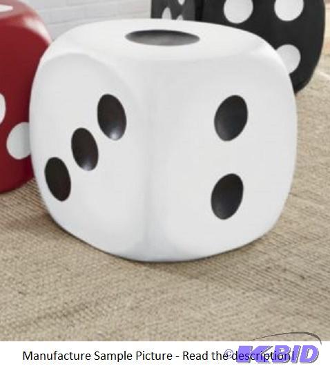 lot 2 image: High Roller Table - White -&nbspPerfect for ...