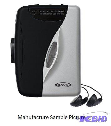 lot 22 image: Jensen Cassette Player with AMFM Radio - Com...