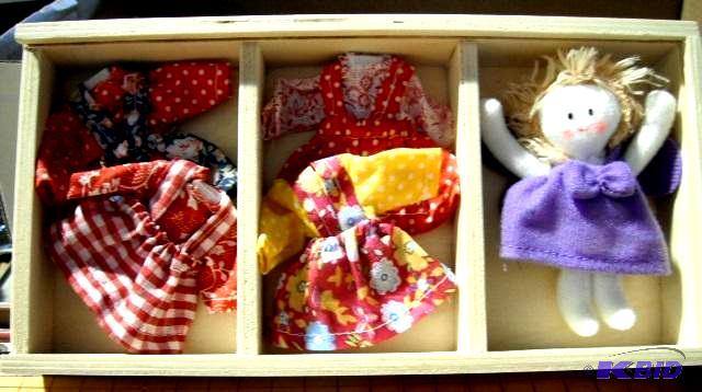 lot 26 image: Quiet Doll - Doll is approximately 4" hi...