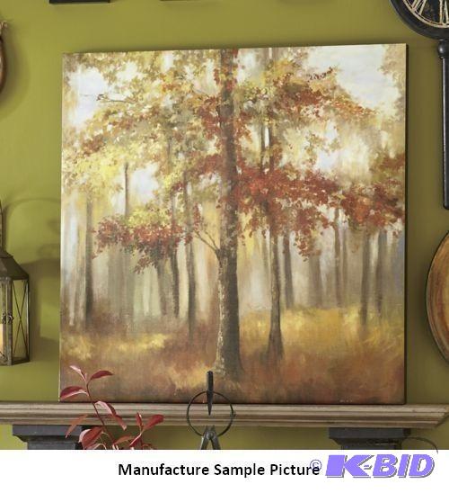 lot 39 image: Autumn Woods Canvas - Print on canvas compos...