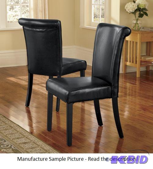 lot 67 image: Set of 2 Parsons Chairs - Has&nbspan elegant...