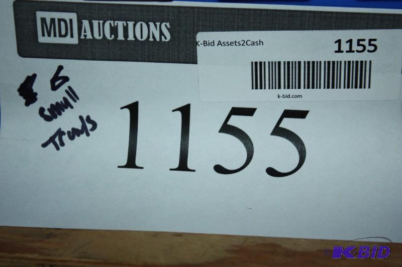 lot 1155 image: Tray Lot of (6) Including  Pipe Elbows Metal Tee Pipes Metal Straight Pipes wFaucet Shut-Off