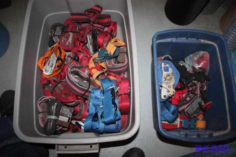 lot 1177 image: Container Lot of Tie-DownsStraps For Moving.