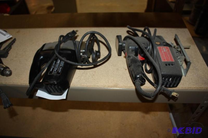 lot 1280 image: Lot of (2) Including (1) NibblerShear and (1) Scroller Saw Double Insulated.