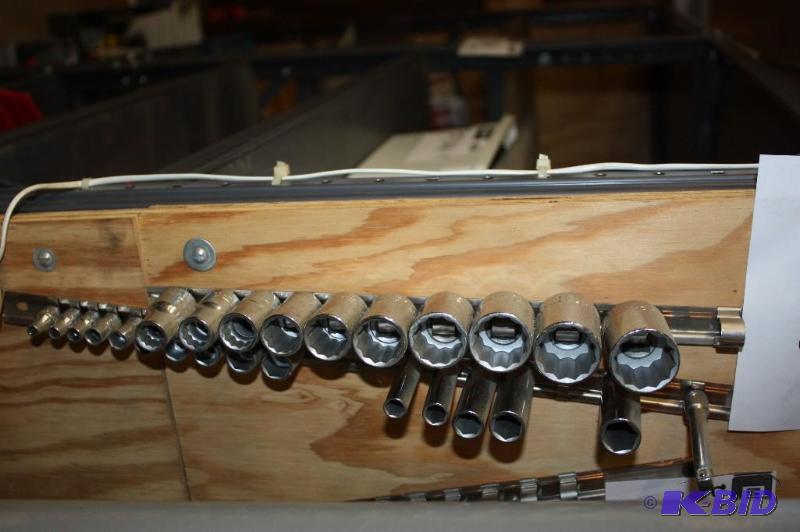 lot 1326 image: Lot of (2) Sets of Various Sized Socket Wrench Bits.
