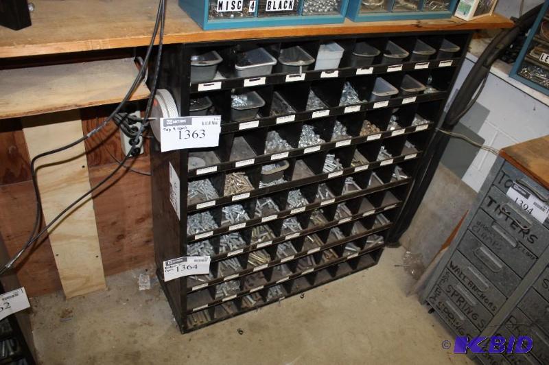 lot 1376 image: Tool Divider Set For Hardware & More Divider Shelf Black 35 x 42 x 12Does Not Include Content