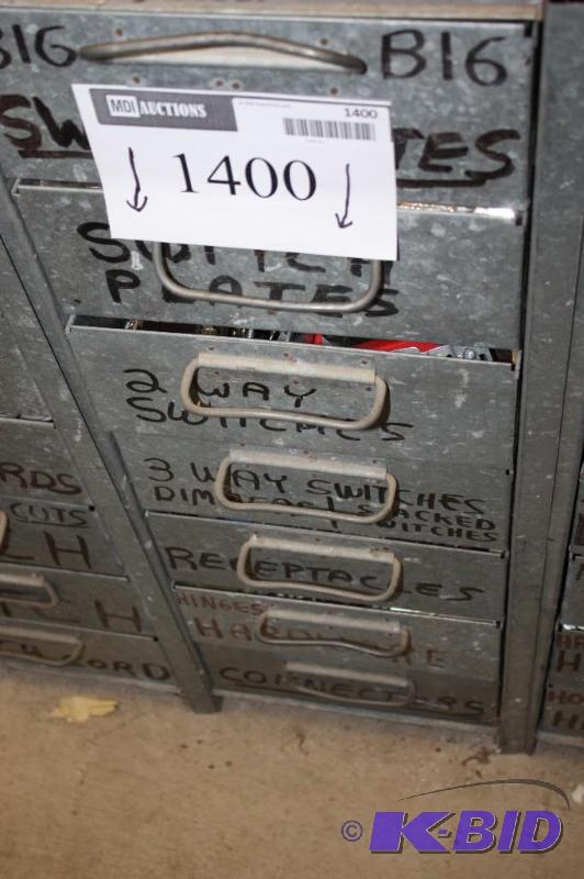 lot 1400 image: Drawer Lot Including And More Lot Only Includes Labeled Drawers Does Not
