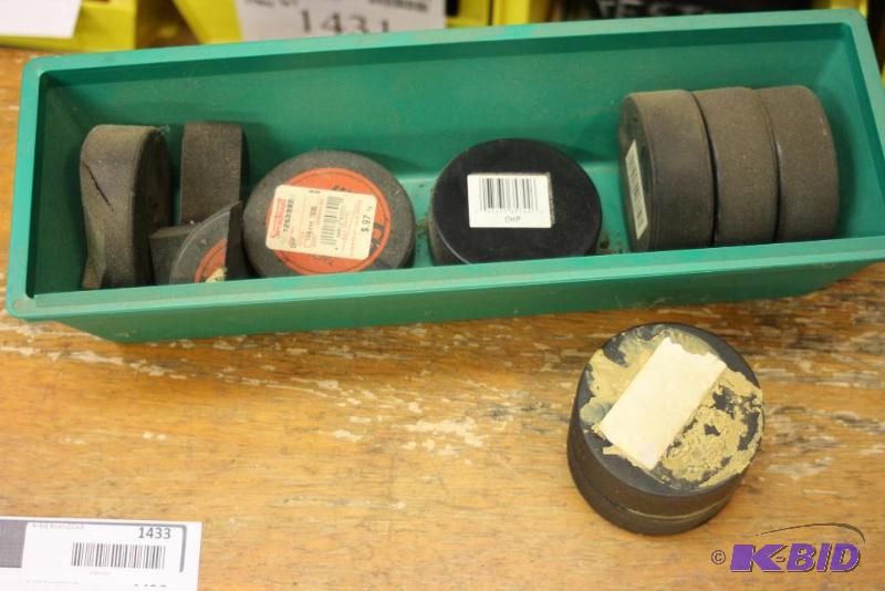 lot 1433 image: Tray Lot of Hockey Pucks