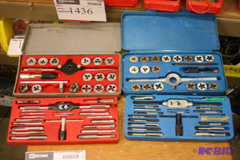 lot 1466 image: Case Lot of (2) Die Sets Includes Cases.