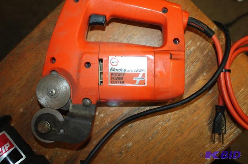 Lot of (2) Including Black & Decker Variable Speed Reversing Rotary