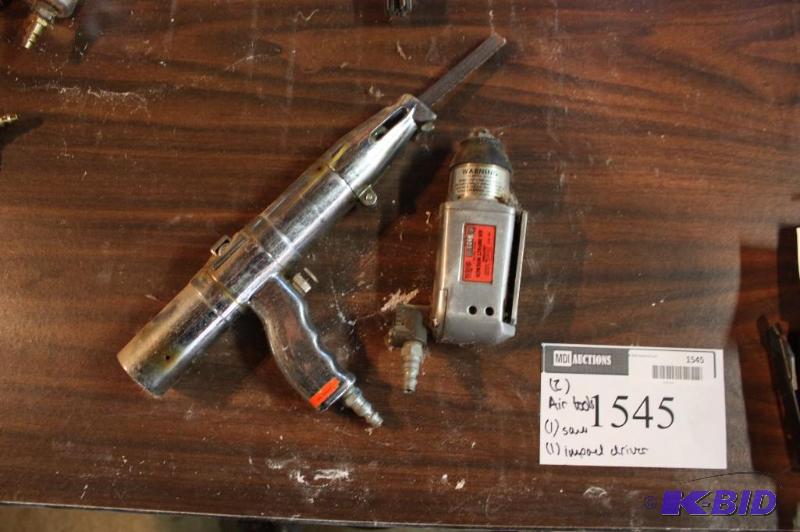 lot 1545 image: Lot of (2) Including Air Saw Sears Air Impact Wrench, Model 756.1881.1