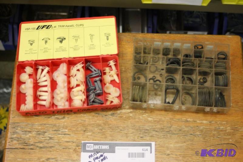 lot 1614 image: Lot of Various Panel Clips Panel Fasteners and More.