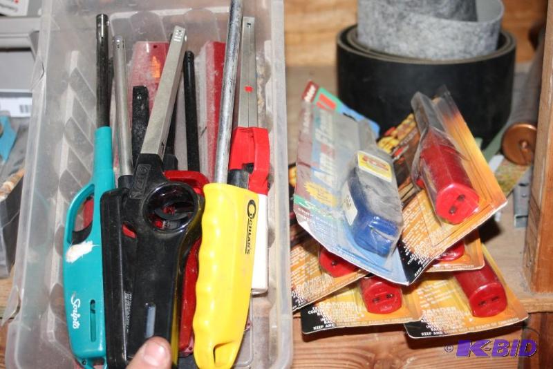 lot 1658 image: Box Lot of Various Stick Lighters.