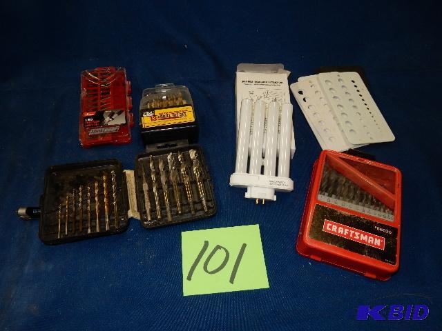 lot 101 image: Drill Bits, Precision Knife Set