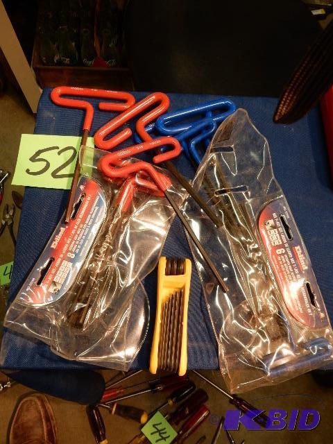 lot 52 image: Misc. HEX wrenches