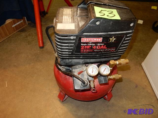 lot 53 image: CrAFTSMAN Air Compressor